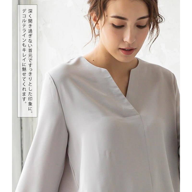 aquagarage シャツ ブラウス 春レディース キーネック きれいめ aquagarage シャツ ブラウス 春レディース キーネック きれいめ