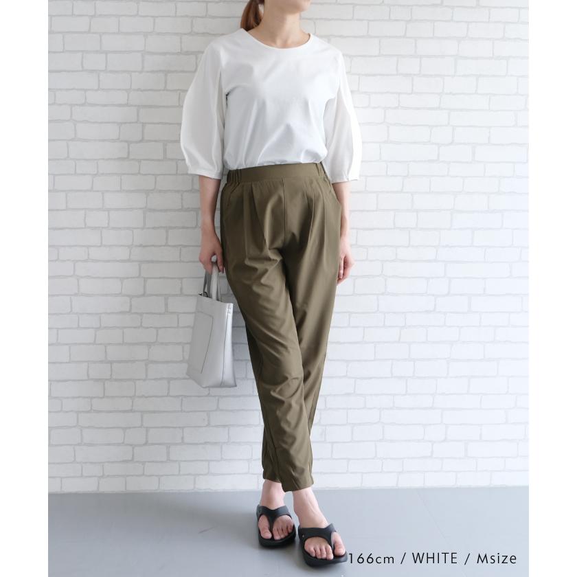 カットソー ボリューム袖カットソー レディース 春 夏 半袖 M L カットソー ボリューム袖カットソー レディース 春 夏 半袖 M L