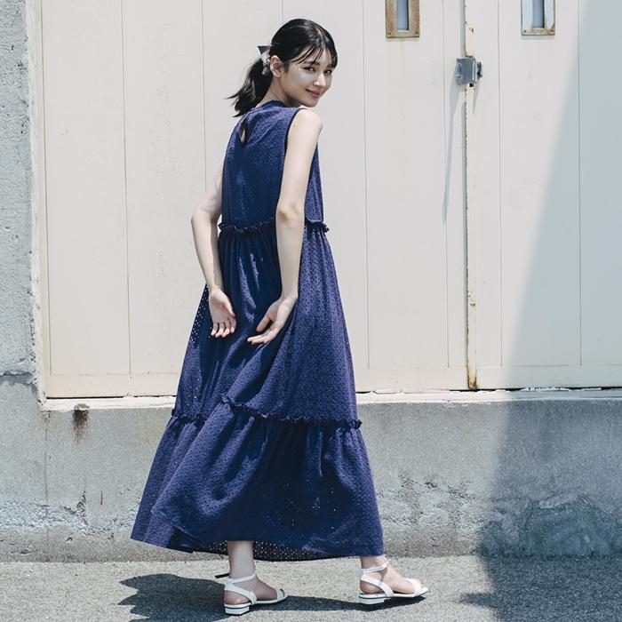 aquagarage パンチングレース ワンピース レディース 春 夏 aquagarage パンチングレース ワンピース レディース 春 夏