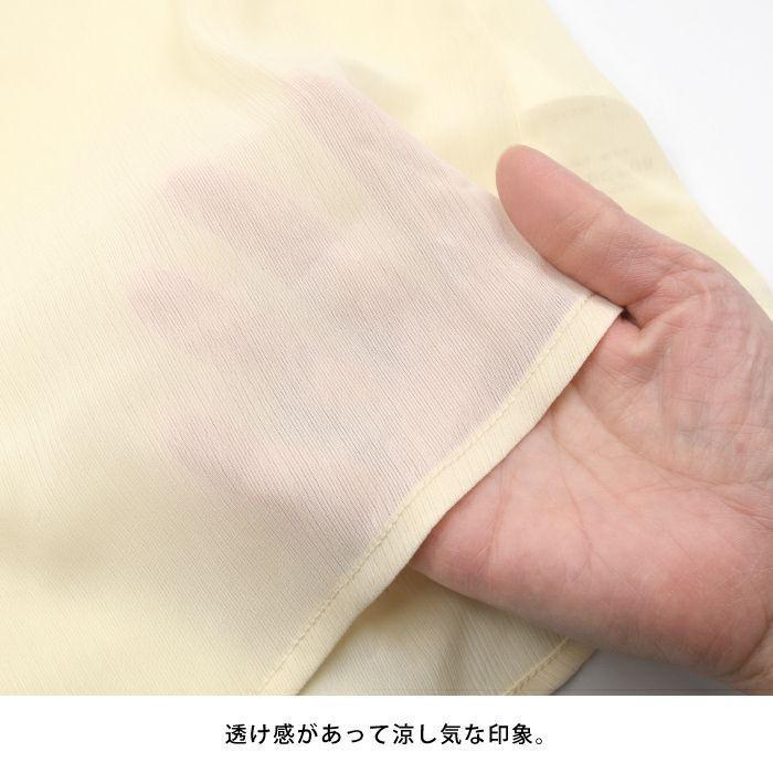 ラミー楊柳×リネンガーゼノースリーブブラウス。 ラミー楊柳×リネンガーゼノースリーブブラウス｜nest Robe