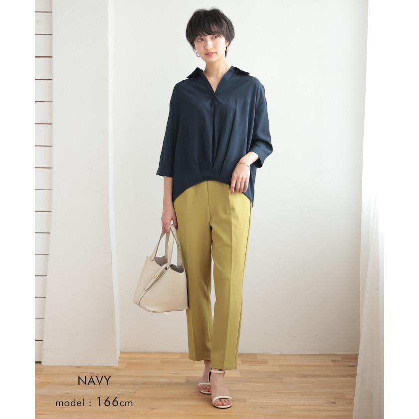 1608y美品 アディアム フォクシー スキッパーシャツ22SS インスタ掲載 フォロワー様さき見せ / アンティークなチャイナ風金具が