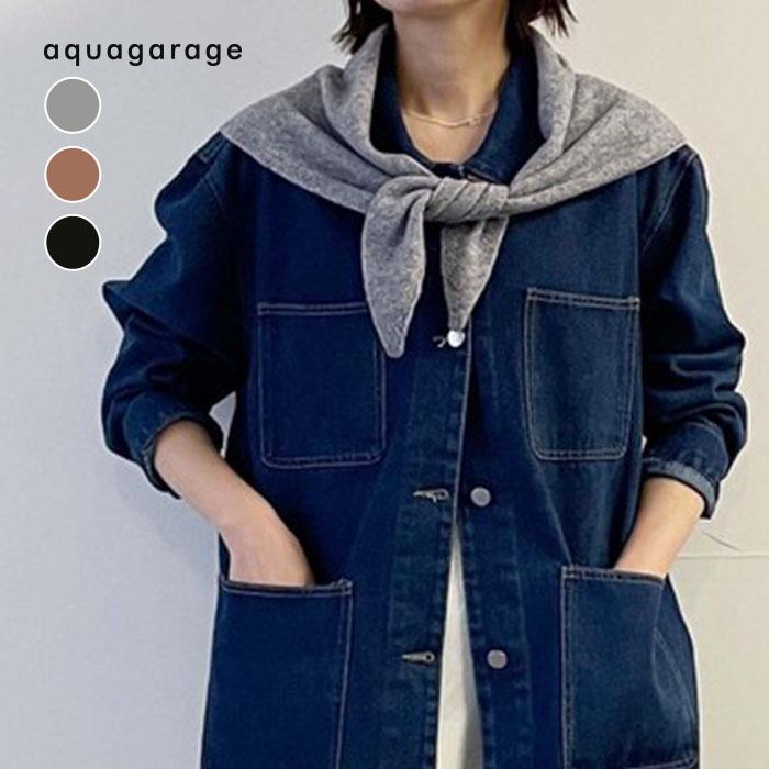 aquagarage（アクアガレージ） 三角ストール 秋 冬 レディース ≪ゆう