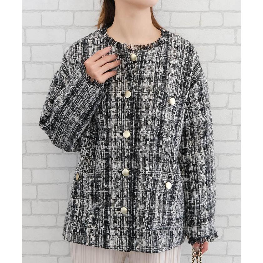 aquagarage（アクアガレージ） 【セットアップ可】ツイードフリンジ