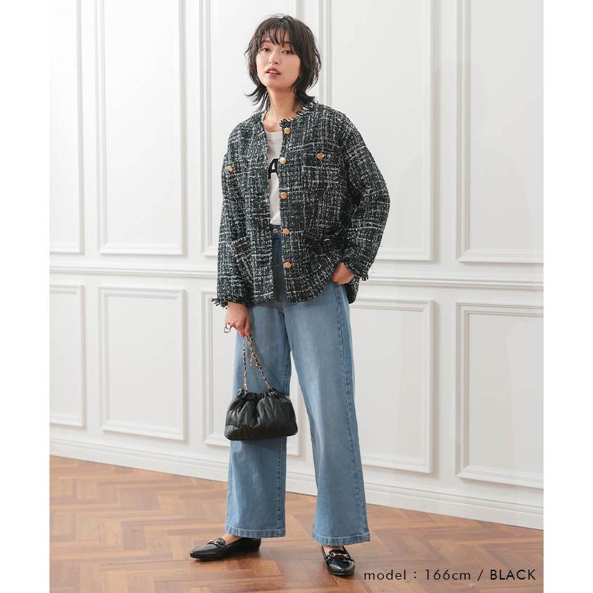 aquagarage（アクアガレージ） 【セットアップ可】ツイードフリンジ