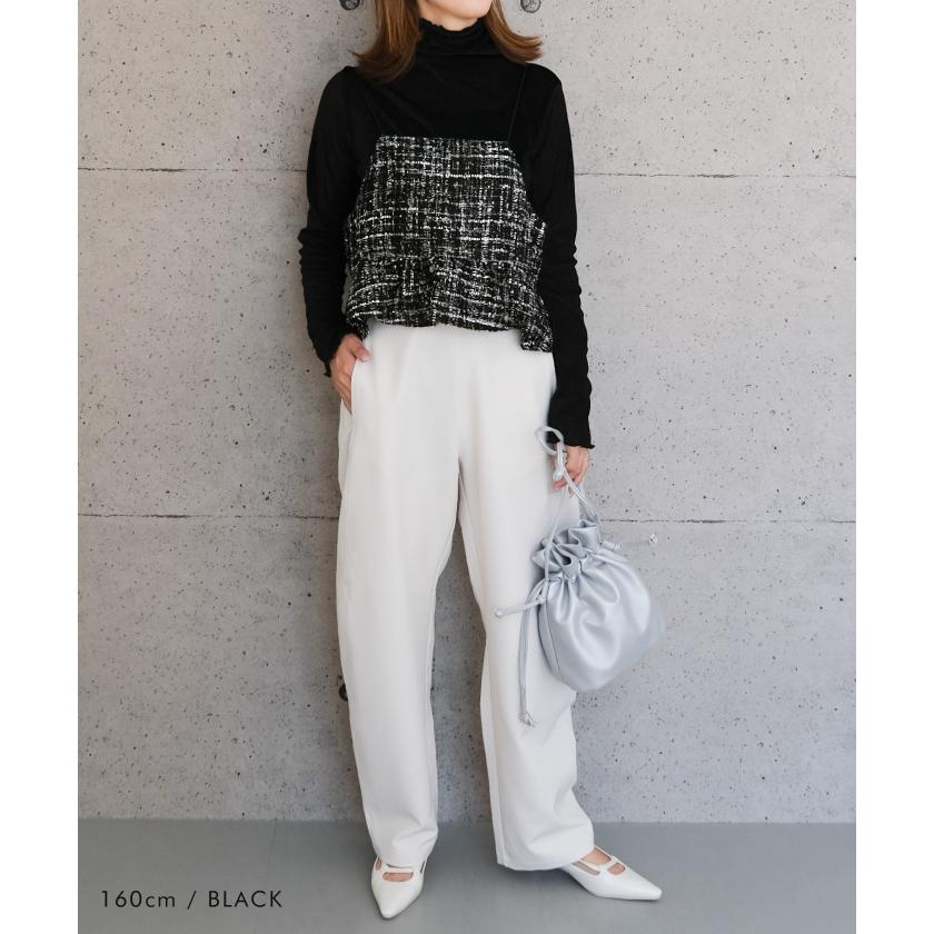 aquagarage（アクアガレージ） ツイードショートキャミビスチェ 春 秋