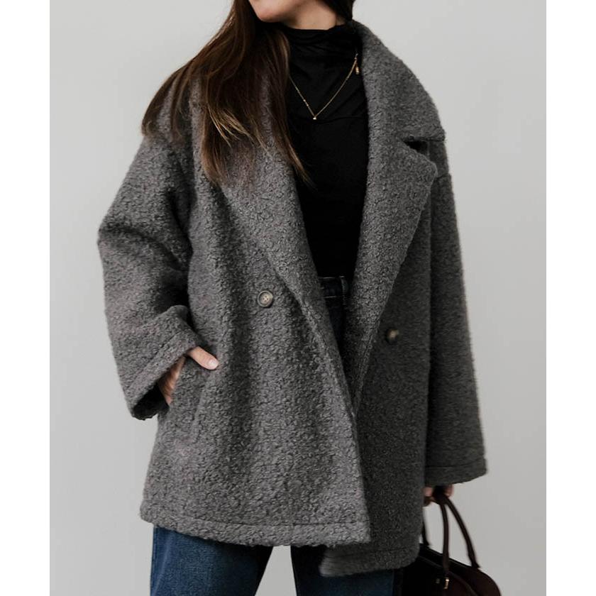 aquagarage（アクアガレージ） フェイクリングウールダブルテーラード