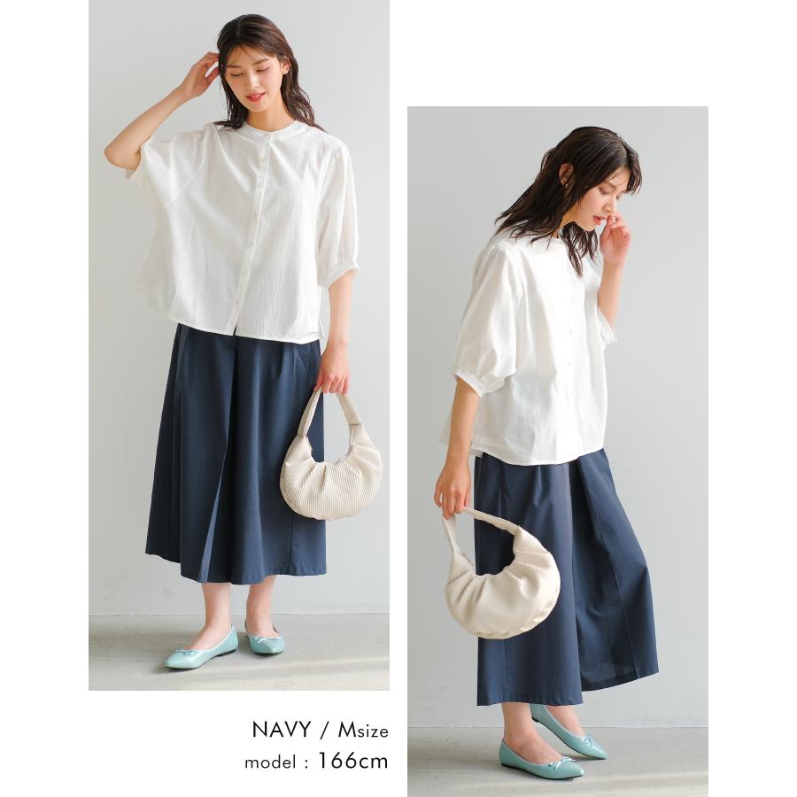 aquagarage（アクアガレージ） ガウチョパンツ スカンツ リネンタッチ