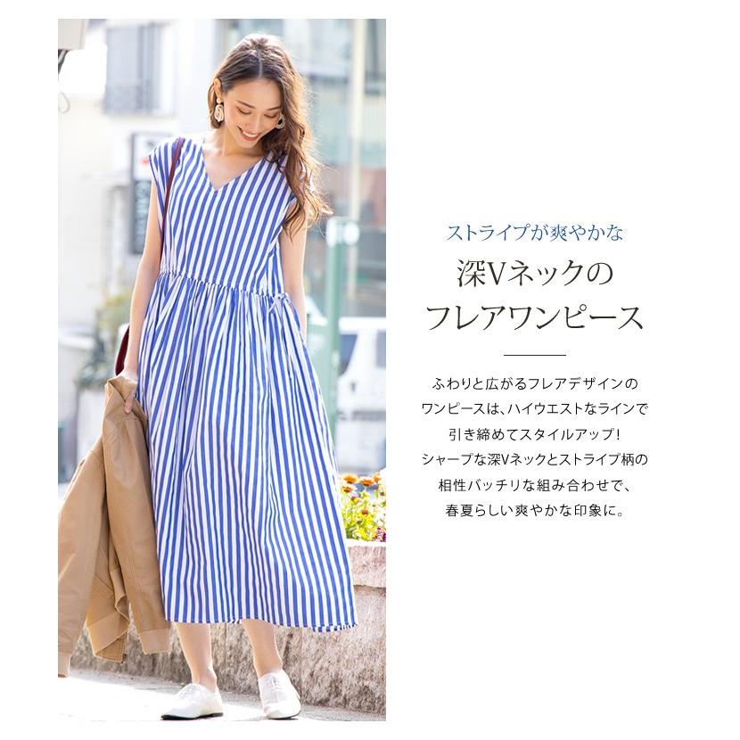 aquagarage 在庫限り 残りわずか ワンピース レディース 深Vネック 