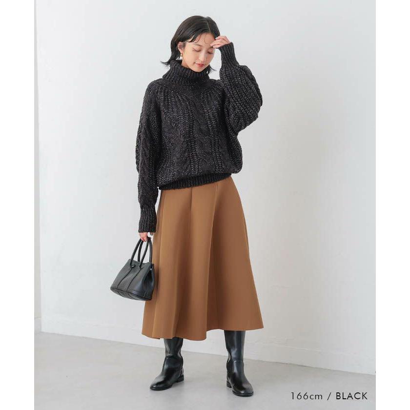 タグ付き✨ レリアン カシミヤ100％ 現行 ニット ケーブル編み 大きいサイズ cocochiya_oldknit-crew-pullover