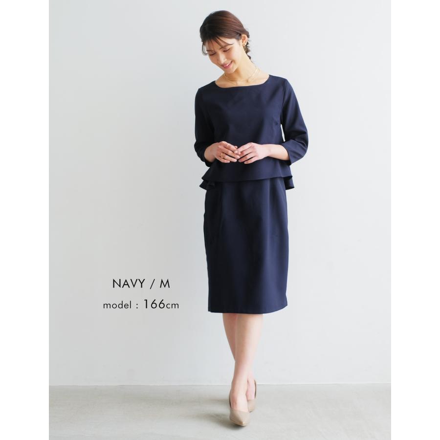 ARMANI 美品 高級ワンピース 春夏秋物 お洒落 ネイビー KOEISTORE ワンピース レディース 春 夏 春夏 黒 紺 ロング
