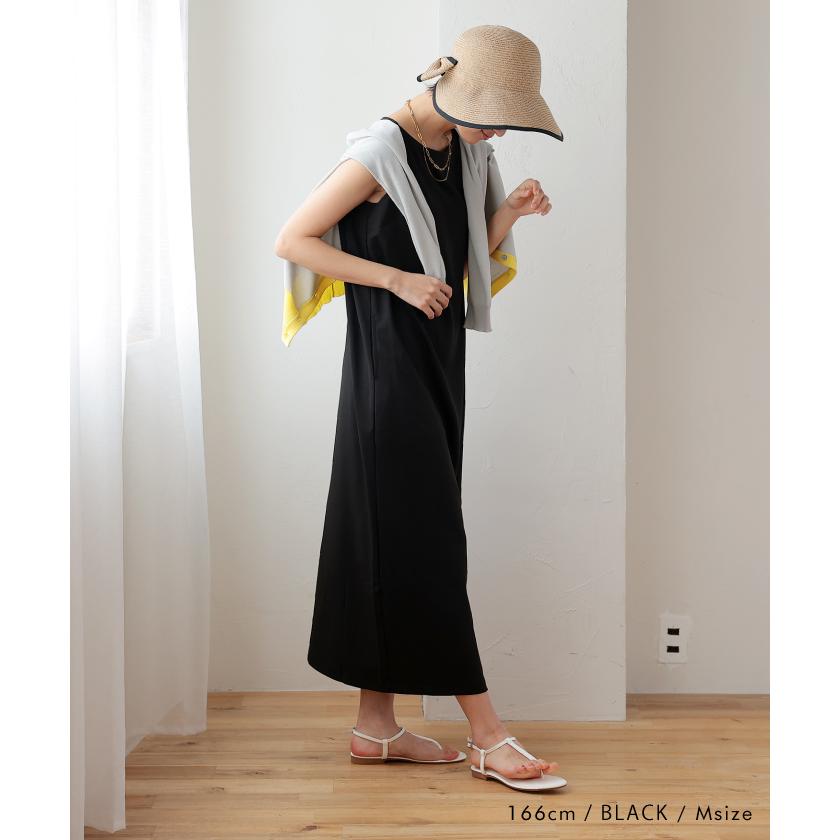 aquagarage ジャージー素材ワンピース レディース 春 夏
