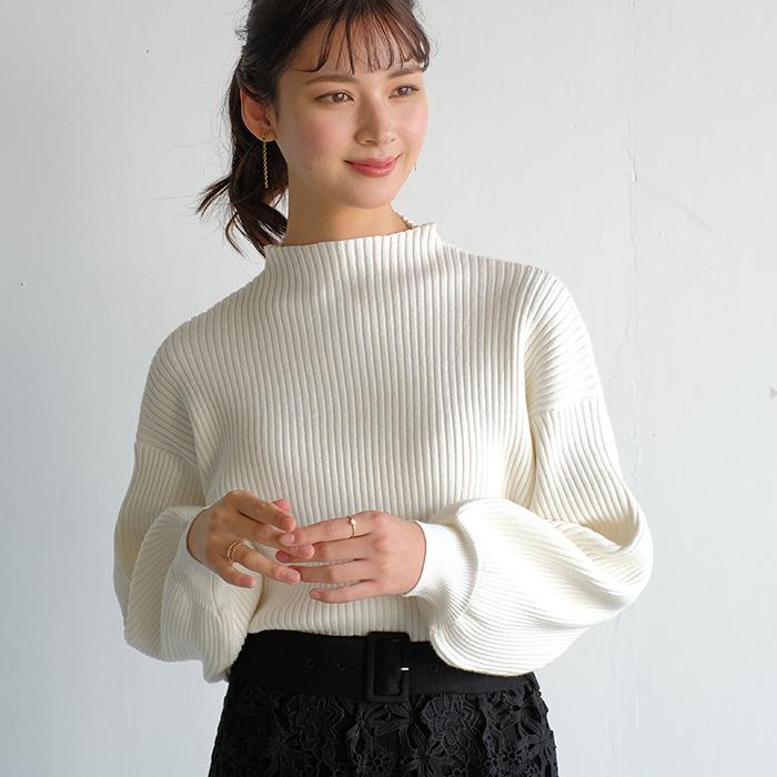 aquagarage（アクアガレージ） リブニット トップス レディース 春 秋