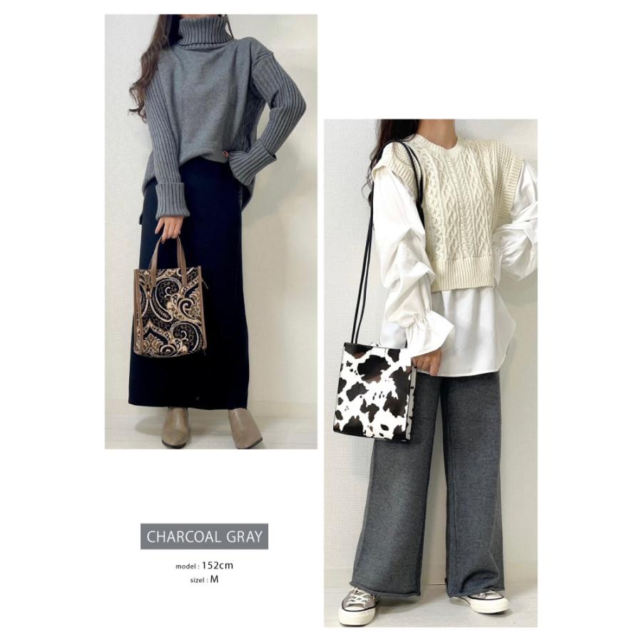 aquagarage ニットセットアップ ニットパンツ レディース 長袖 aquagarage ニットセットアップ ニットパンツ レディース 長袖