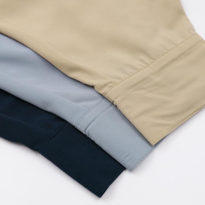 シャツ ブラウス ドルマンスリーブ トップス オフィス レディース Vネック ノーカラー 春 夏 秋 8分袖 大きめ 大きいサイズ | aquagarage | 03