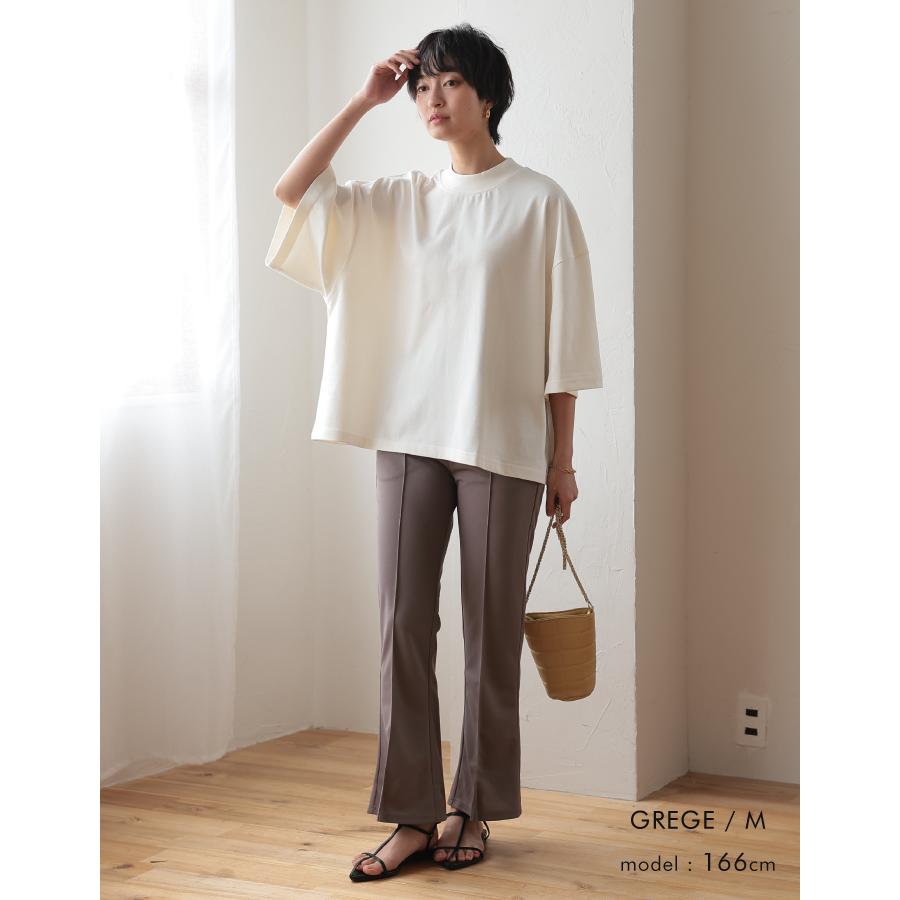 aquagarage セミフレアパンツ センターシームパンツ レディース aquagarage セミフレアパンツ センターシームパンツ レディース