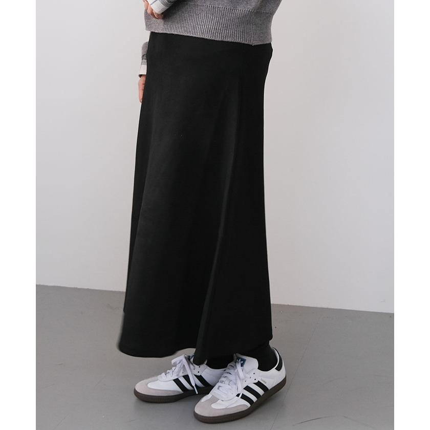 aquagarage（アクアガレージ） フレアロングスカート スエードロング
