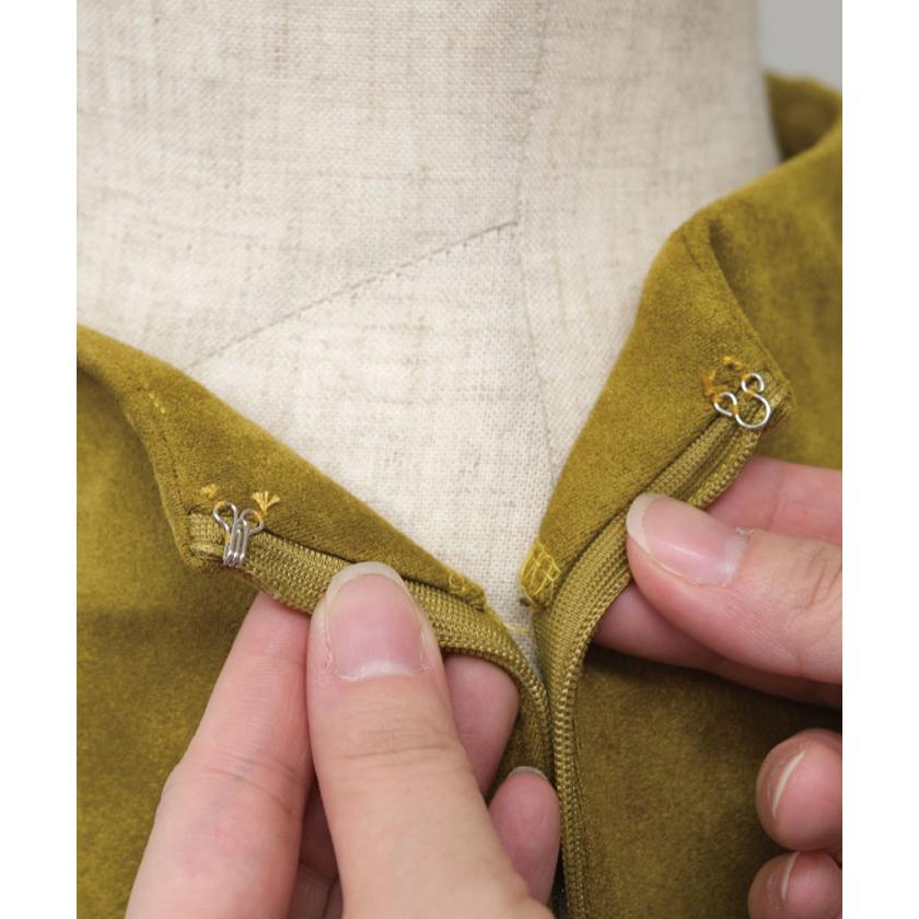 フレアロングスカート スエードロングスカート レディース 春 秋 冬 S M L LL ピーチスキン 美ライン きれいめ 大人 上品 ≪ゆうメール便配送30・代引不可≫ | aquagarage | 15