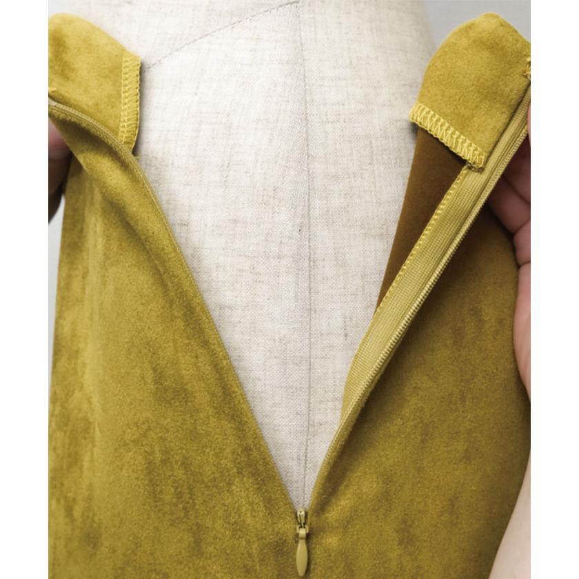 フレアロングスカート スエードロングスカート レディース 春 秋 冬 S M L LL ピーチスキン 美ライン きれいめ 大人 上品 ≪ゆうメール便配送30・代引不可≫ | aquagarage | 16