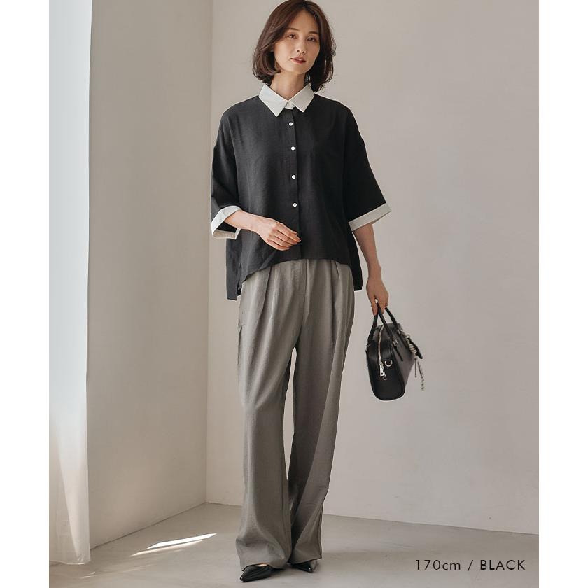 メンズライククレリックシャツ 春 夏 秋 ≪ゆうメール便配送10・代引