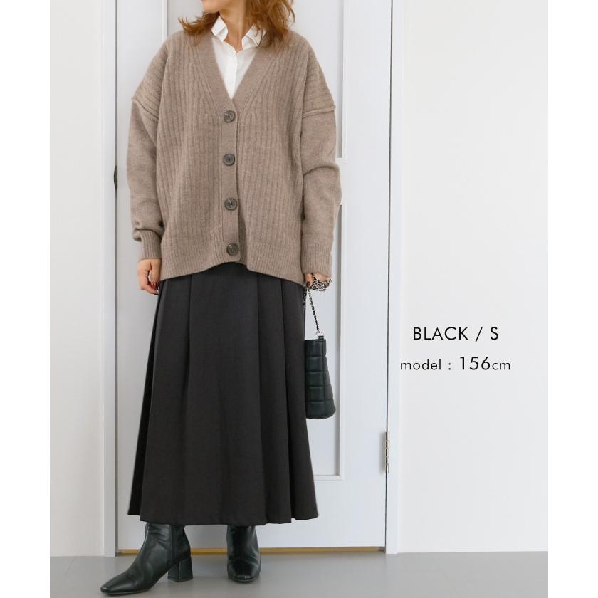 ebureボックススカート aquagarage バックゴムボックスプリーツスカート レディース 秋