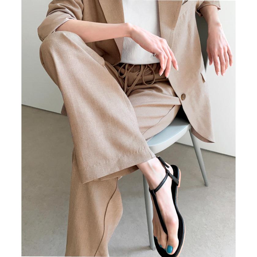 ストラップビーチサンダル 春 夏 フラットサンダル オープントゥ