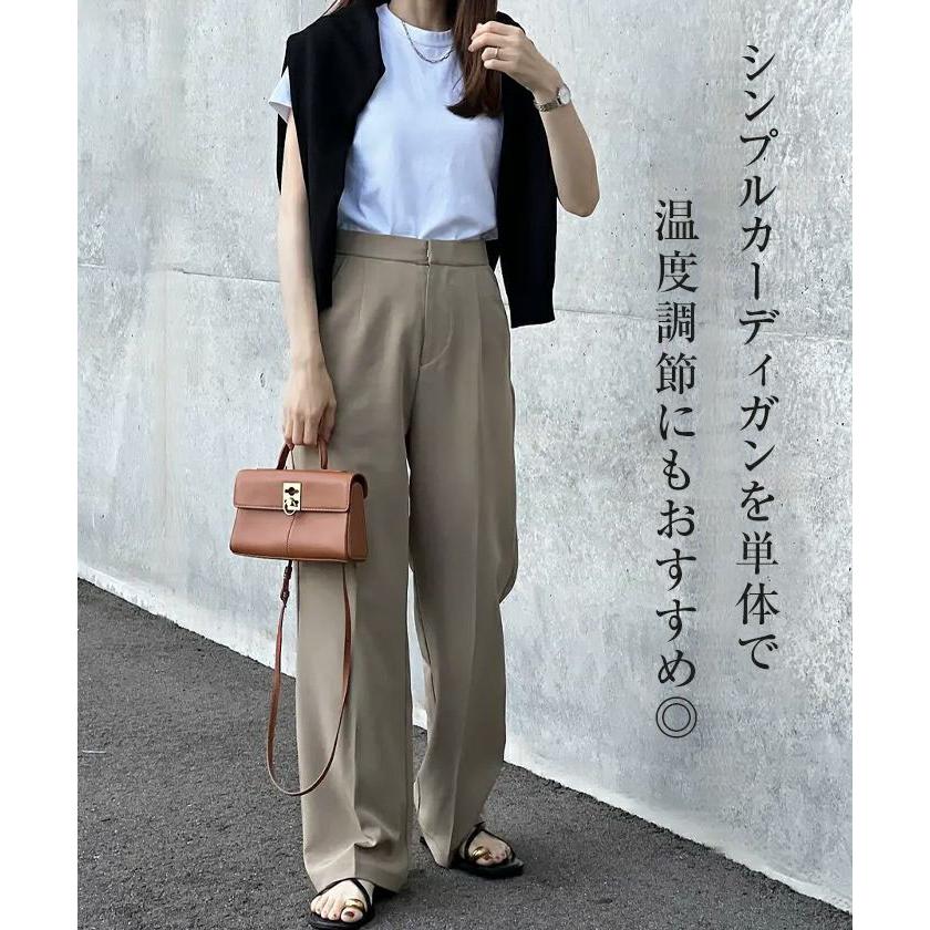 エルメス コットンシルクニットアンサンブル カーディガン＋半袖ニット パープル marvelous by Pierrot アンサンブルニット サマーニット