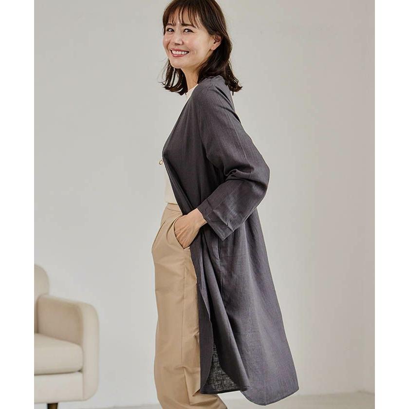 aquagarage（アクアガレージ） カーディガン リネンブレンドロング