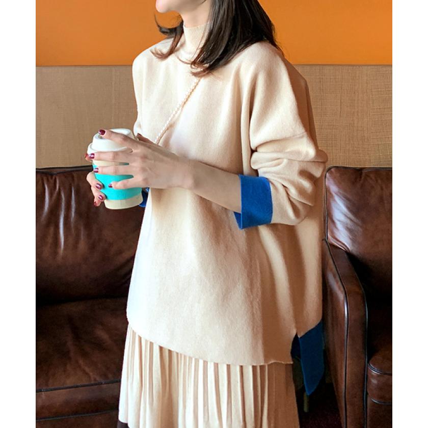 aquagarage（アクアガレージ） 配色ニットセットアップ レディース 春