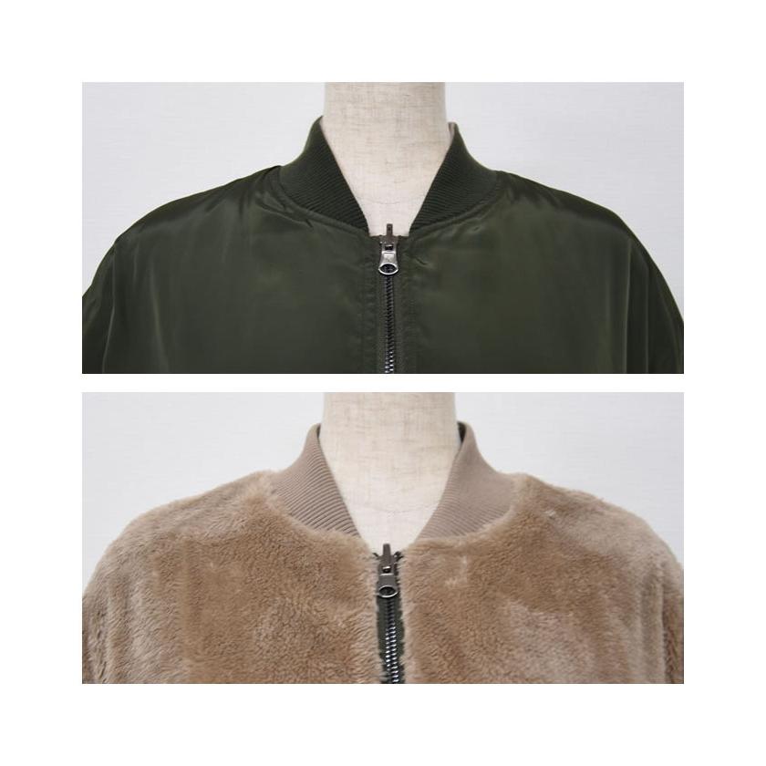 aquagarage（アクアガレージ） MA-1 ブルゾン レディース リバーシブル