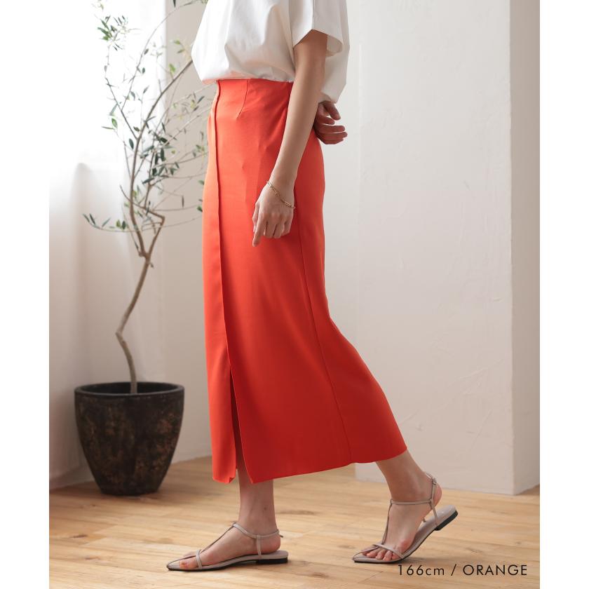 再お値下げ　美品✨ムータマリン　サイズ2 春夏秋用　スカート 楽天市場】ストレッチ デニムスカート スリット タイトスカート