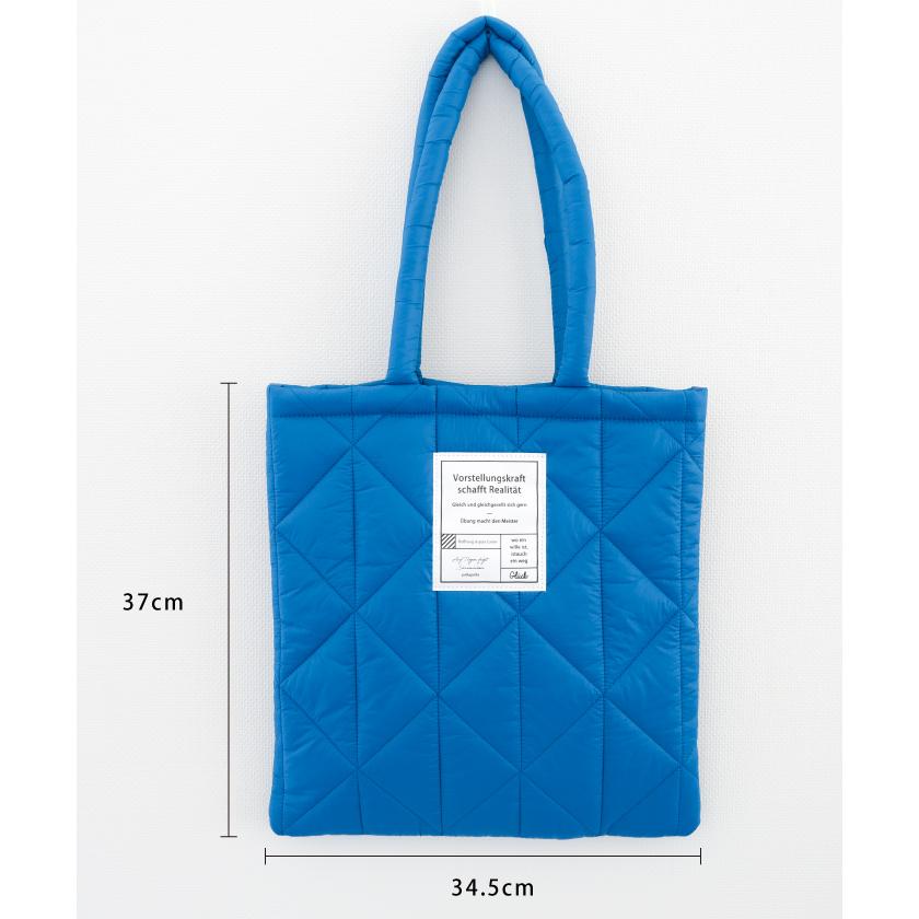 【お値下げ】Blueアンティークフラワーpt.キルティングトートバッグ（L） Port トートバッグ 「 / ポート 」 フローラ キルティング