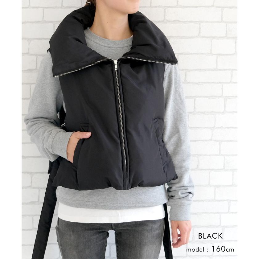 aquagarage（アクアガレージ） ショート丈ファイバーダウンベスト