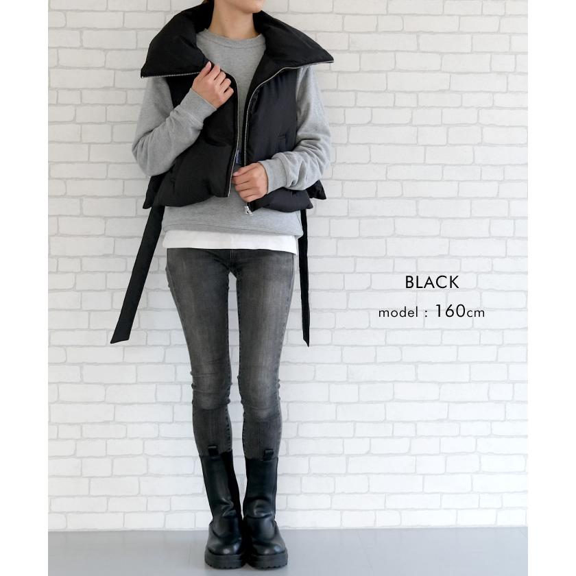 aquagarage（アクアガレージ） ショート丈ファイバーダウンベスト