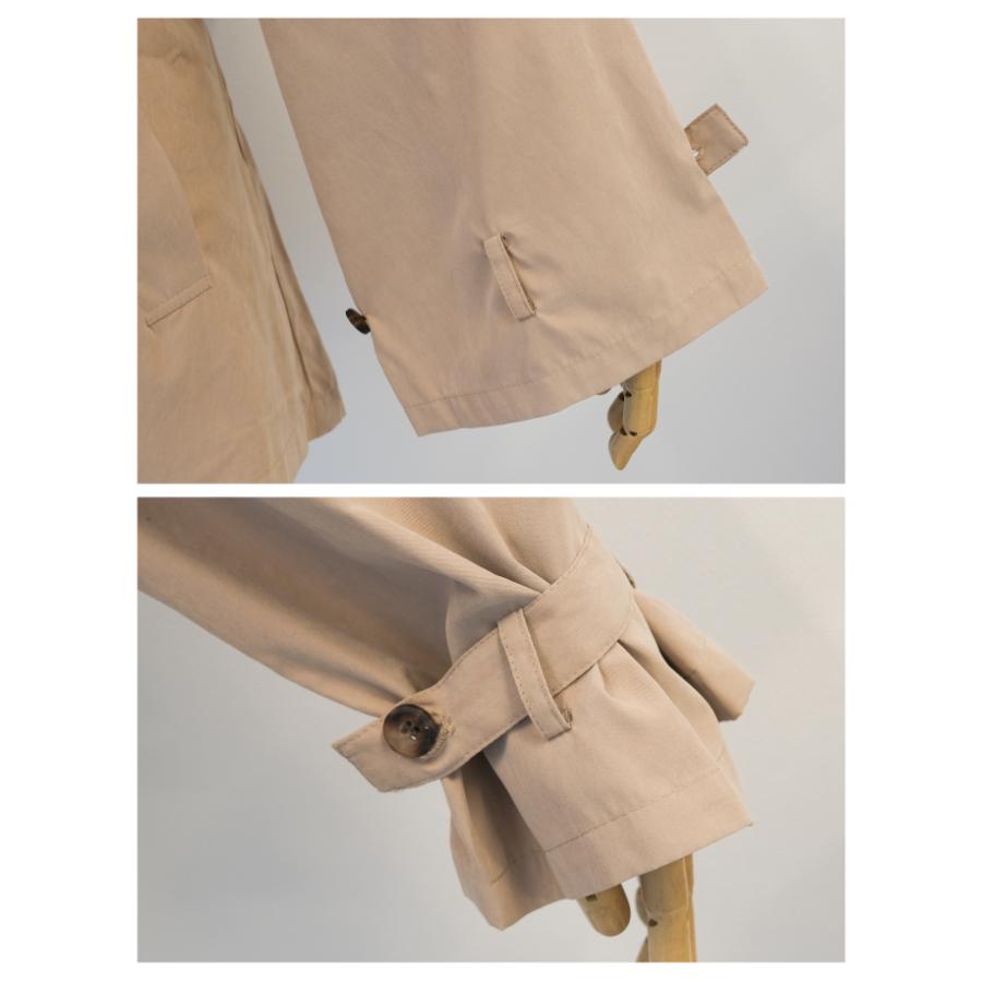 aquagarage ポンチョ風トレンチコート トレンチジャケット