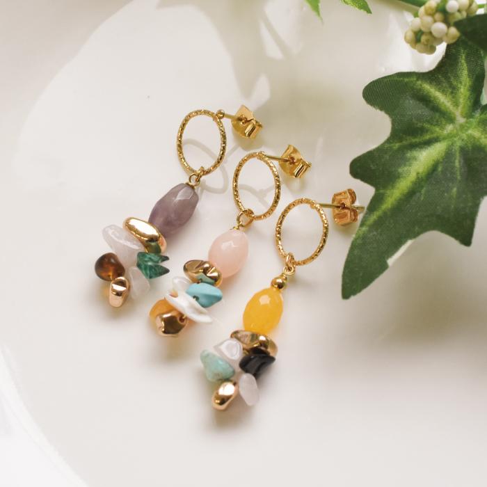 aquagarage（アクアガレージ） アクリルビーズ ビジューピアス