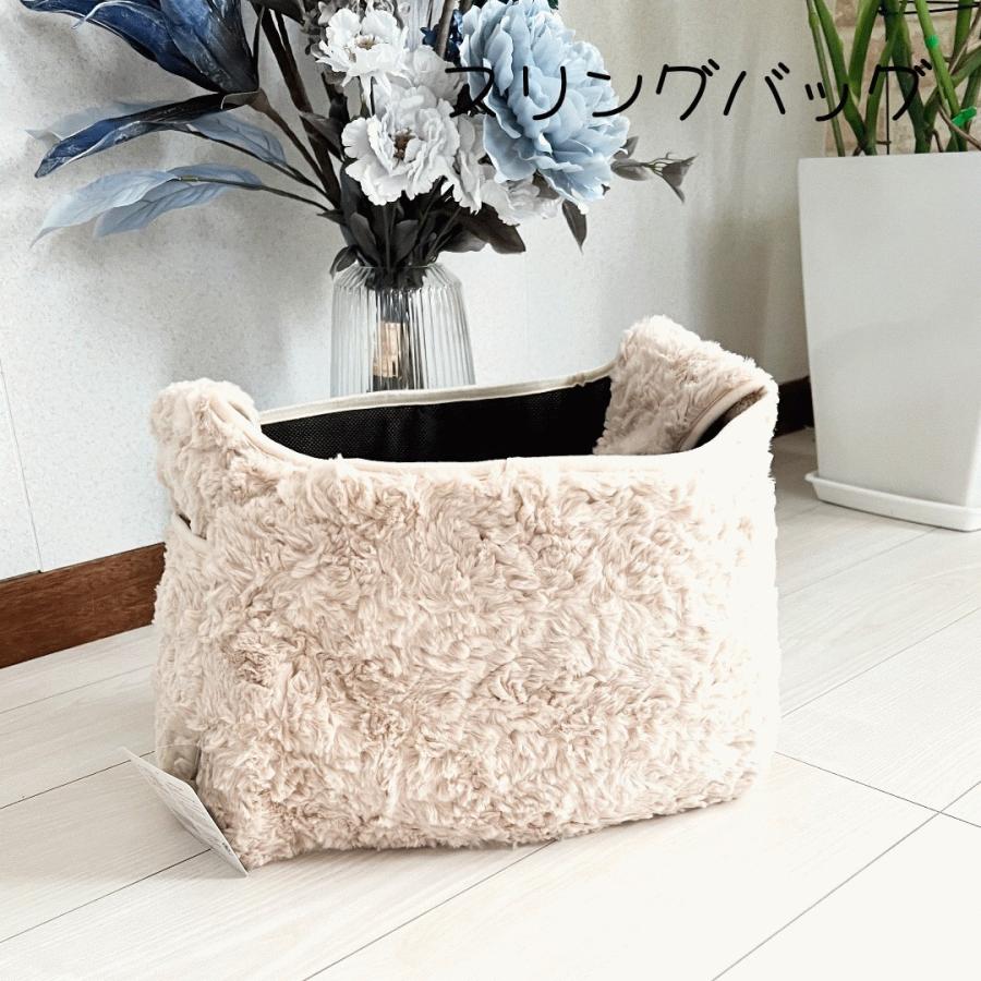 エンボスファースリングバッグ ペットスリングバッグ ペットキャリー