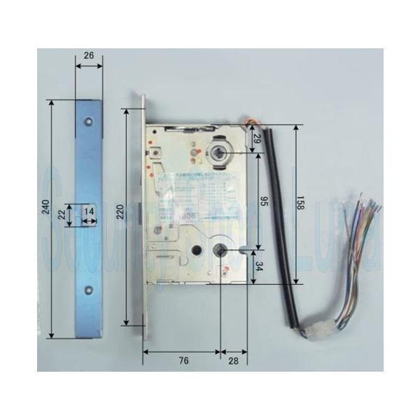 MIWA　6AUT-CS　（バックセット：76mm　フロント幅：26mm　フロント刻印：AU26）　錠ケースのみ【在庫品】 | 