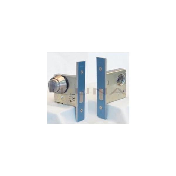 美和ロック（ＭＩＷＡ）　ＤＺ−３ （外側：なし/内側：サムターン）　シルバー色　BS31・38・51・64mm　扉厚33〜41mm　キーなし　【在庫品】 | 