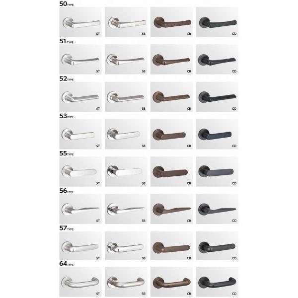 MIWA LA53−0型 （レバーハンドル錠） 左右勝手兼用