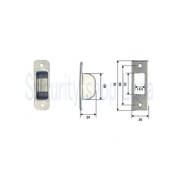 ＭＩＷＡ　美和ロック　ＭＤＡ．ＳＴＢ２　ストライク　【在庫品】 | 