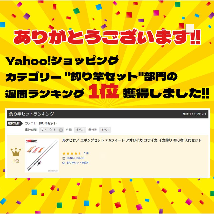 送料無料】ルナヒサノ エギングセット（エギングロッド&リール