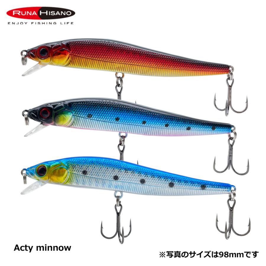 ルナヒサノ ルアー アクティミノー 98mm フローティング 3カラー
