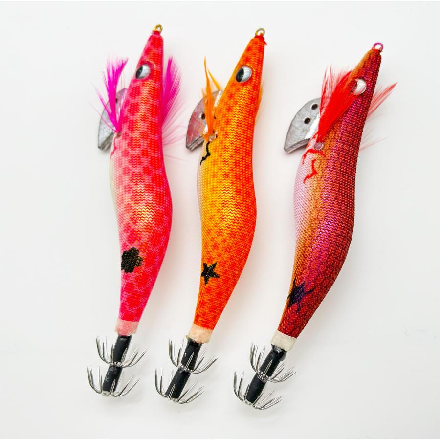 TRH エギ 餌木魂 ラトル 2.5号 3.0号 3.5号 アオリイカ エギング