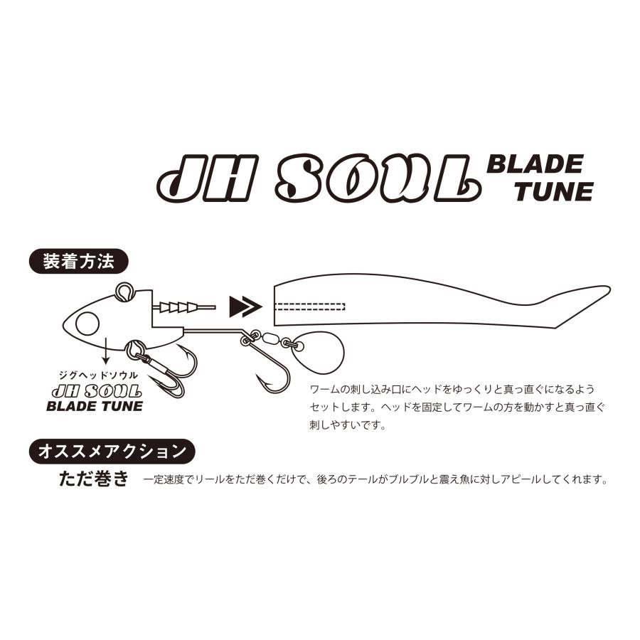 TRH JHソウル ブレードチューン ジグヘッド シーバス フラット
