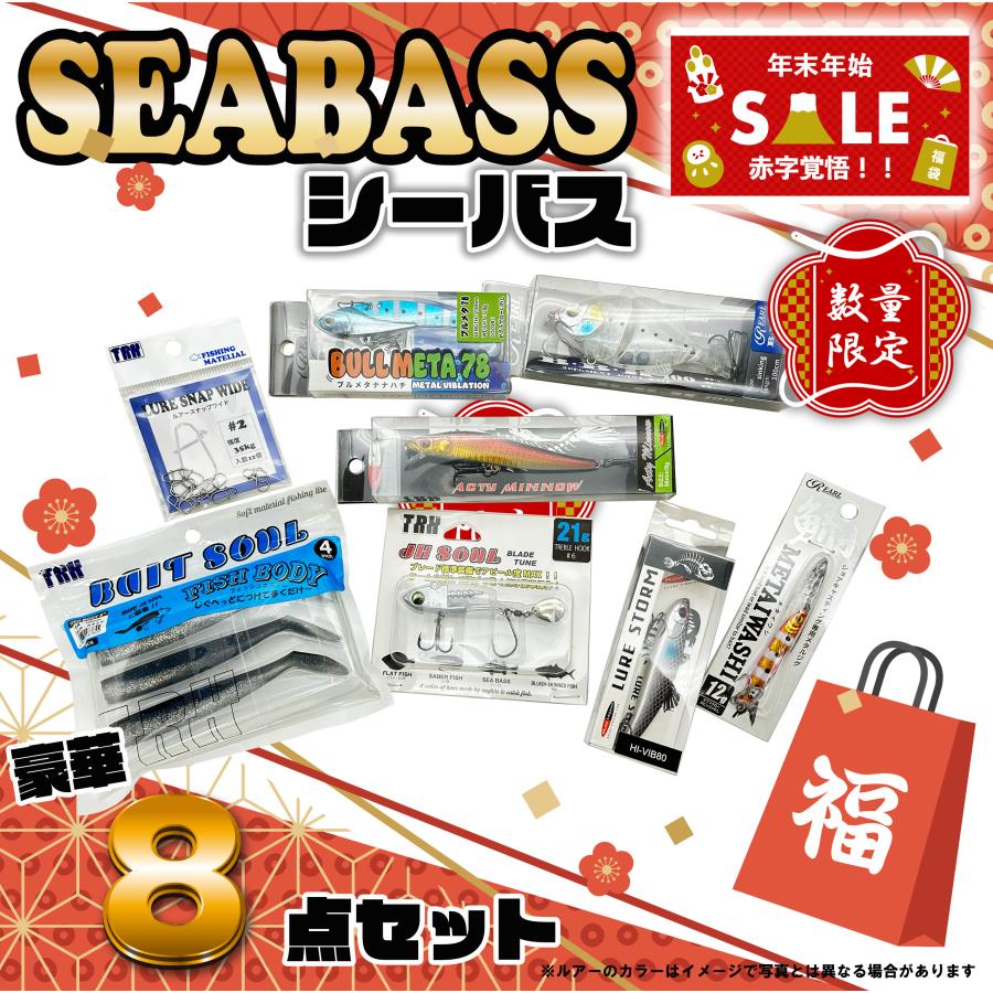 メガバス　2026福袋ルアー　8個セット　新品 福袋 シーバス 8点セット 2026年 数量限定 赤字覚悟の大特価！ プラグ