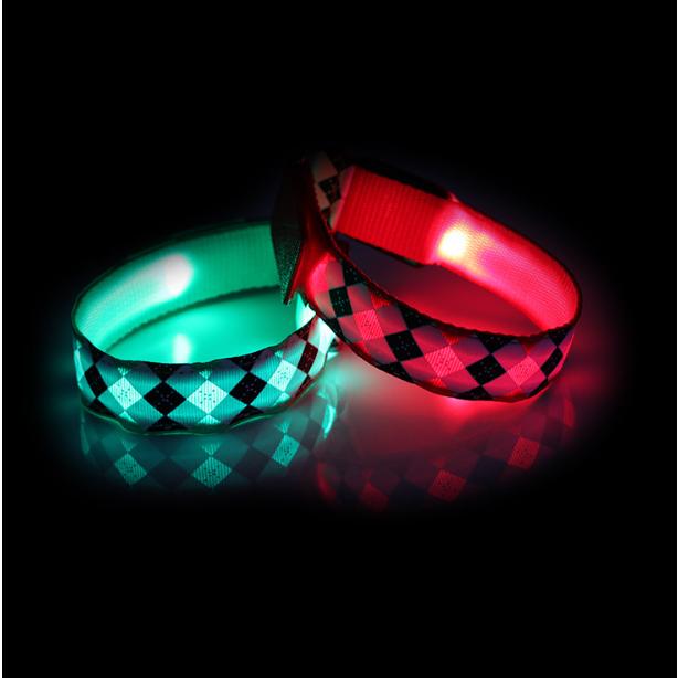【両手用2本組】LED アームバンド アーガイル柄 ランニング ライト 夜間 ウォーキング ジョギング ナイトラン 安全グッズ 反射 バンド スポーツライト おしゃれ |  | 11
