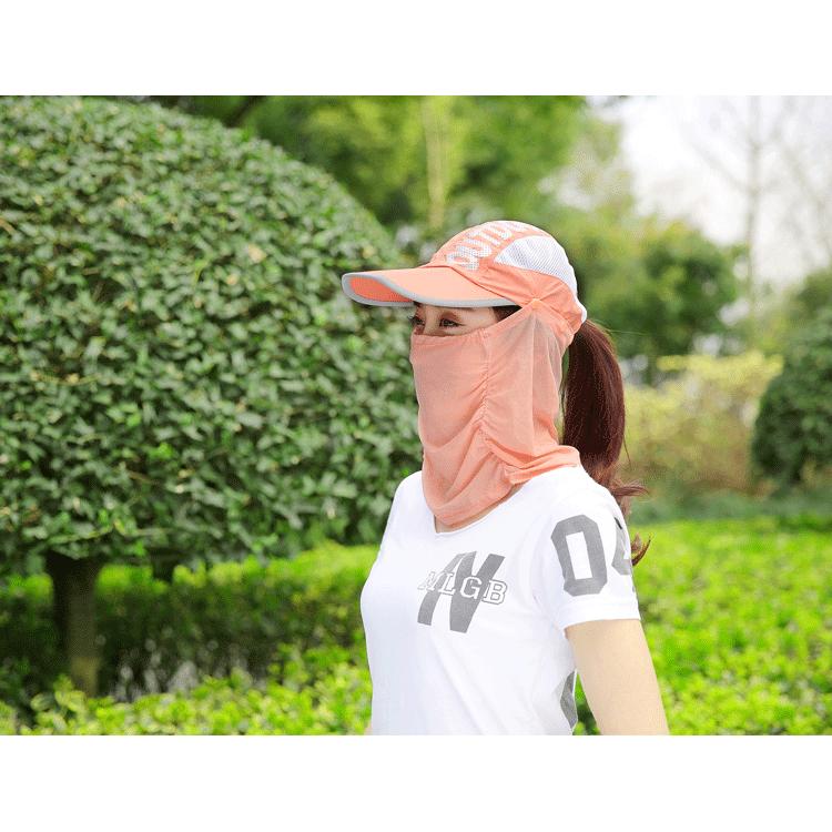 ランニングキャップ フェイスカバー フェイスガード付き　ジョギング 帽子　アウトドア　メッシュ　日よけ　レディース キャップ　スポーツ |  | 12