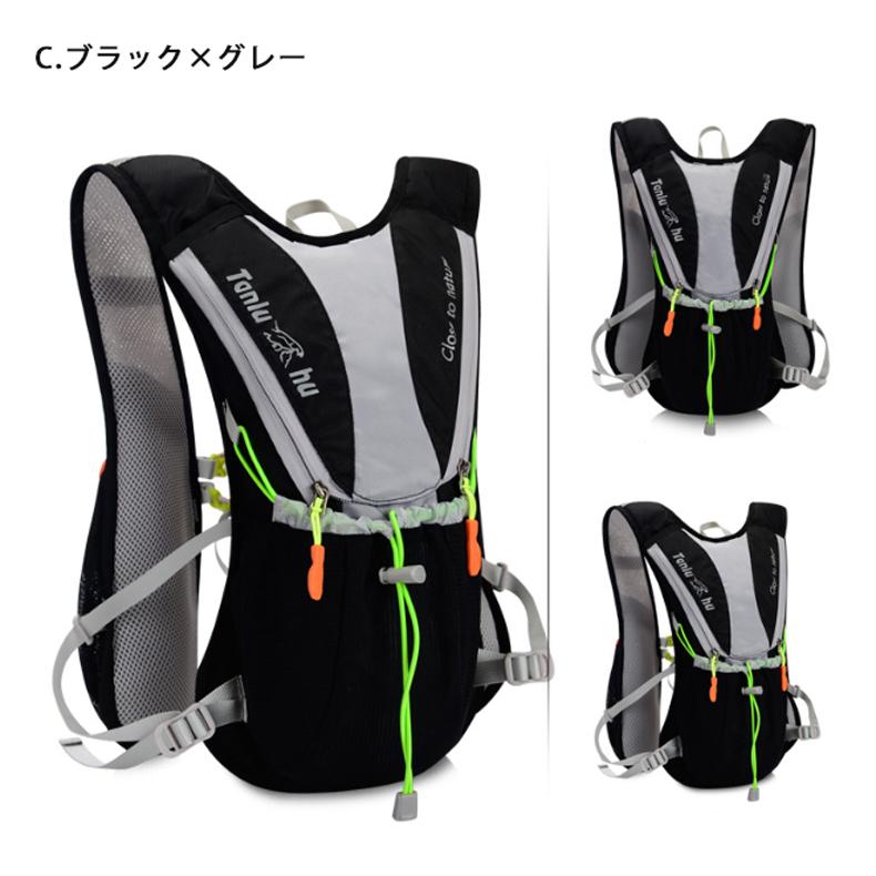 バックパック　ランニング マラソン　ランニング　給水 ボトルケース リュック　メンズ　レディース　軽量タイプ　リフレクター　防水　速乾　通気性　防臭 |  | 14