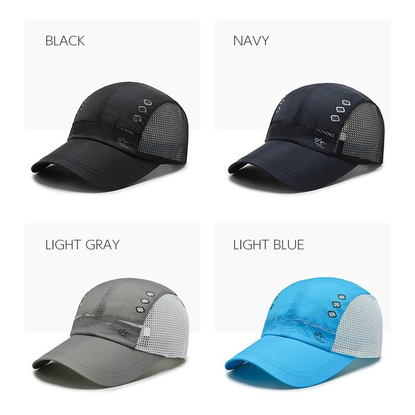 RHOMBUS　ランニング　メッシュ　日よけ ランニングキャップ深め　脱げにくい　飛ばない　帽子　速乾　通気性 メンズ　レディース |  | 01