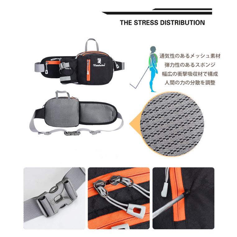 YINGLANG ランニングポーチ　スポーツ　ウエストポーチ 　ショルダーバック　　防水  マラソン　ウォーキング　陸上　 |  | 11